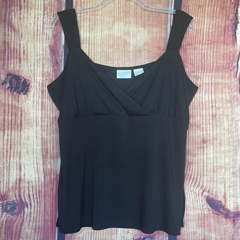 Worthington - Black dressy tank top